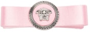 Buy (W) ヴェルサーチ ロゴデザイン ピンク ビスコース ヘアクリップ 10122561A10854
