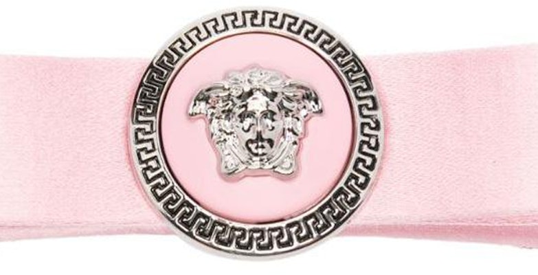 (W) ヴェルサーチ ロゴデザイン ピンク ビスコース ヘアクリップ 10122561A10854 Shop (W) ヴェルサーチ ロゴデザイン ピンク ビスコース ヘアクリップ 10122561A10854