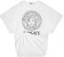 Order (W) ヴェルサーチ ロゴプリント クルーネック ショートスリーブ Tシャツ SS22 ホワイト 1004163-1A00769-2W020