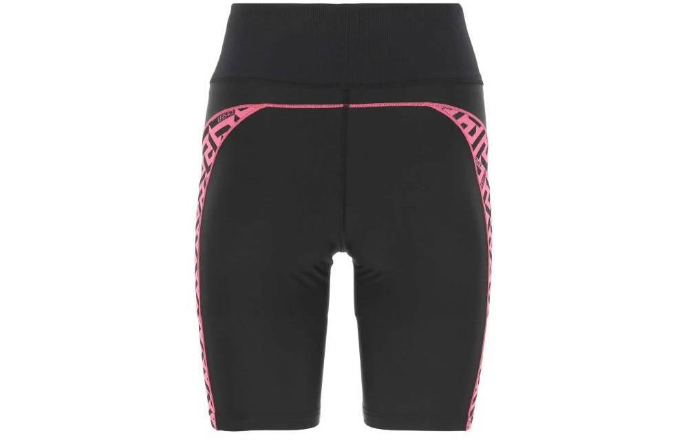 Lookbook (W) ヴェルサーチ ロゴプリント ハイウエスト スリムフィット カジュアルショーツ レディース 1002082-1A01621-5P540