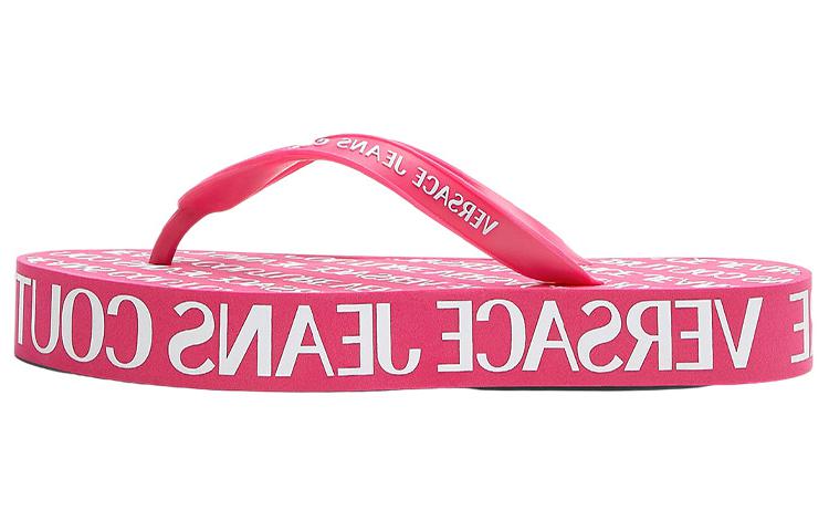 (W) Versace Logo Rubber Slide 'Pink'