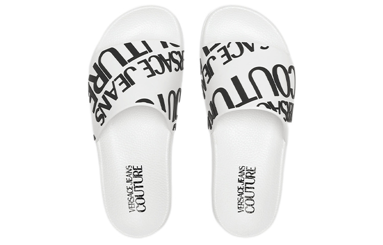 (W) Versace Logo Rubber Slide 'White' 圖 2
