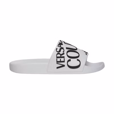 (W) Versace Logo Slide 'White Black'