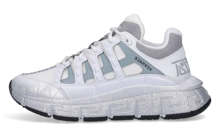 (Women) Versace Low-Top Lace-Up 'Silver White' 1004182-1A08159_2W270