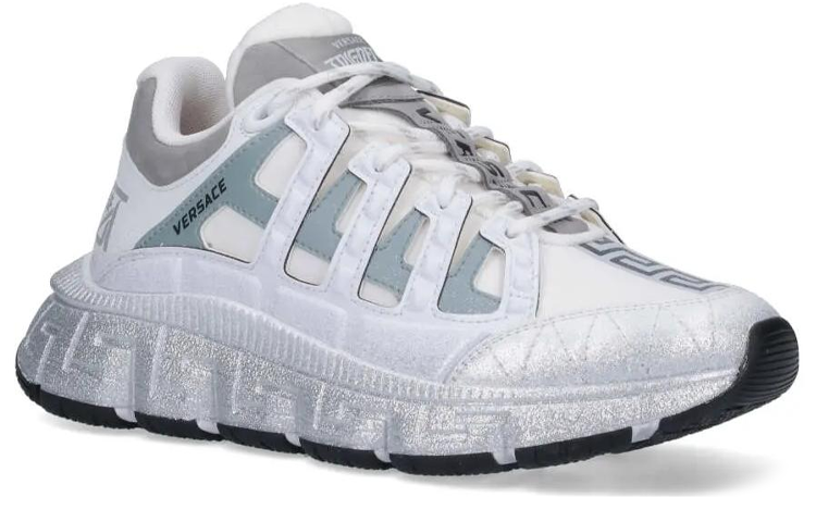 Shop (W) ヴェルサーチ 白銀 ローカット レースアップ 1004182-1A08159_2W270