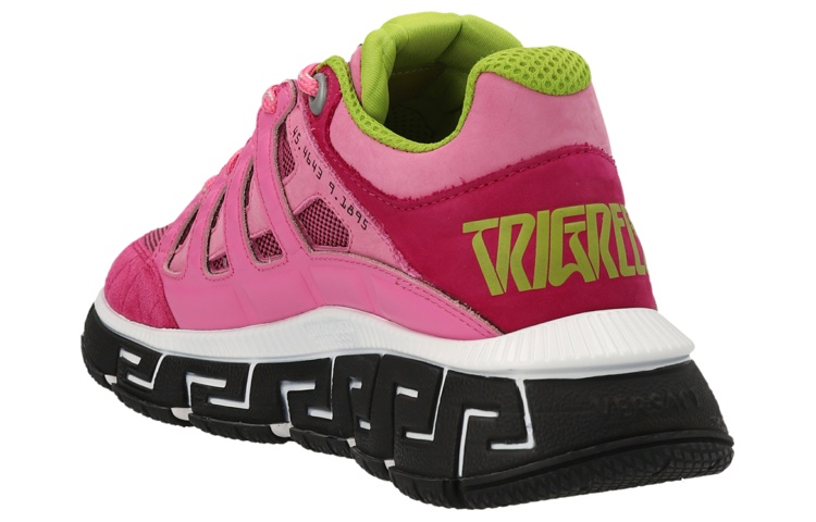 (W) Versace Low Top 'Pink Polyester Lace-Up Non-Slip' 圖 2