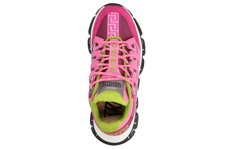 (W) Versace Low Top 'Pink Polyester Lace-Up Non-Slip' 圖 3