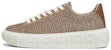 (W) Versace Kasut Low Top Berlapik Tali 'Putih Coklat' 1004184-1A07977_2N24V