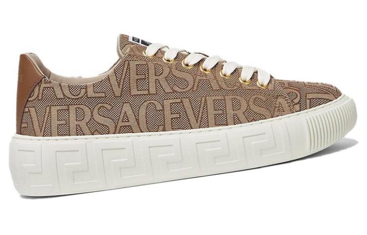 Order (W) Versace Low Top Schnürschuhe ''Weiß Braun'' 1004184-1A07977_2N24V