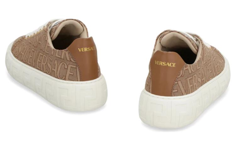 Shop (W) Versace Low Top Schnürschuhe ''Weiß Braun'' 1004184-1A07977_2N24V