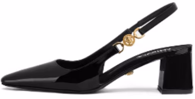 (Women) Versace Medusa '95 Buckle Pointed-Toe Stiletto 'Black Leather' 1013740-D2VE_1B00V (Women) Versace Medusa '95 Buckle Pointed-Toe Stiletto 'Black Leather' 1013740-D2VE_1B00V