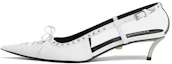 Buy (W) Escarpins Pointu Versace Medusa ''Blanc à Lacets et Clous'' 1007727-1A06446_1W00P
