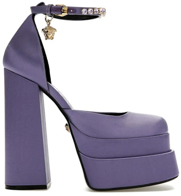 (W) Versace Medusa Aevitas 155mm Platform Pumps Satin Ungu Muda 1002005-DRA67_1L72V Buy (W) Versace Medusa Aevitas 155mm Platform Pumps Satin Ungu Muda 1002005-DRA67_1L72V