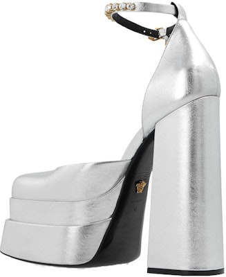 (Women) Versace Medusa Aevitas Platform 'Silver' 1002005-1A04280_1E01V Shop (Women) Versace Medusa Aevitas Platform 'Silver' 1002005-1A04280_1E01V