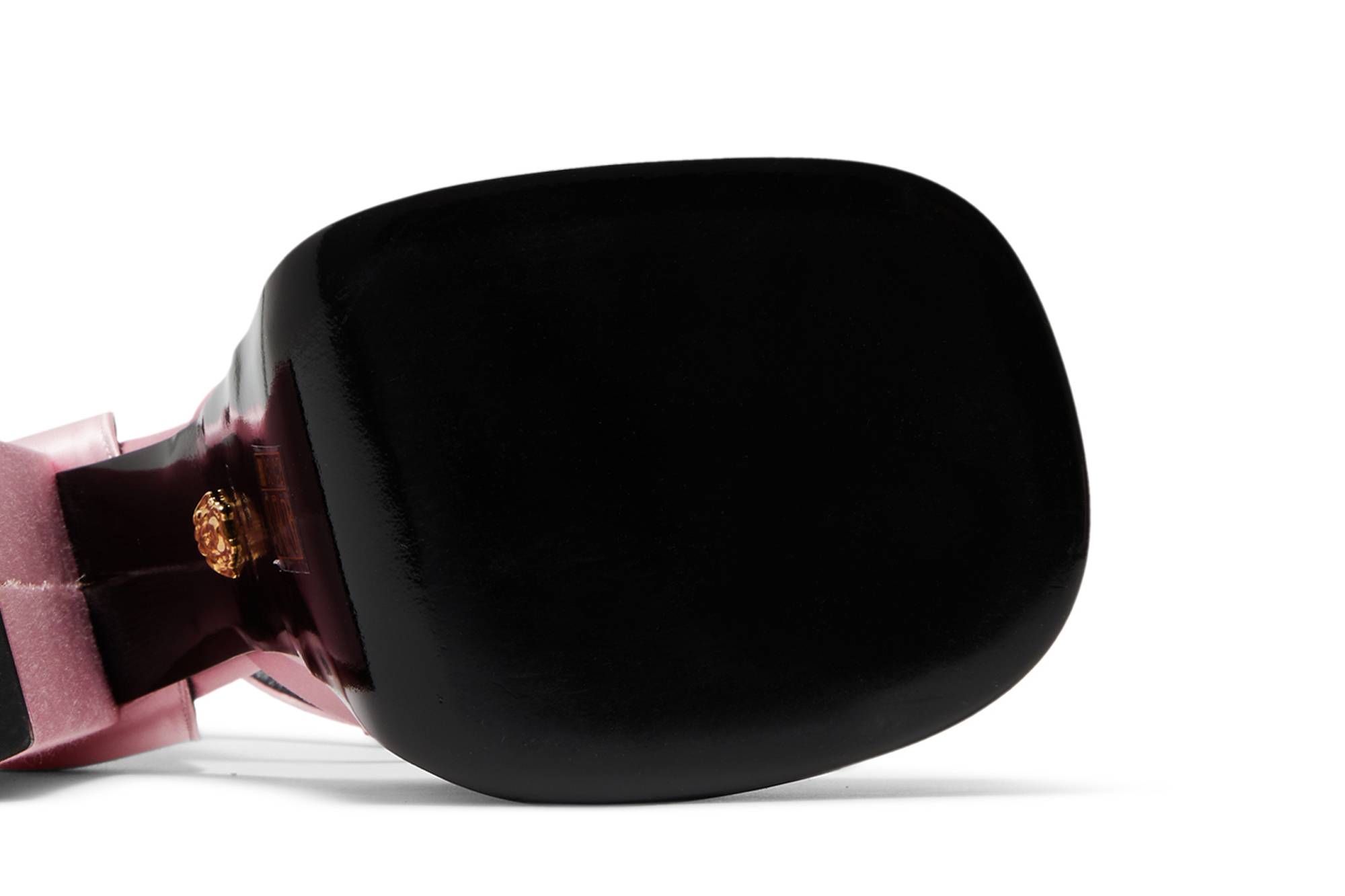 Purchase VERSACE 范思哲 Medusa Aevitas 緞面高跟芭比鞋 女款 粉色