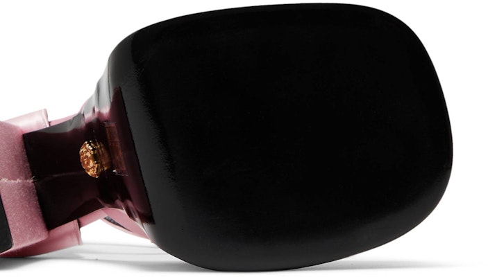 VERSACE 范思哲 Medusa Aevitas 緞面高跟芭比鞋 女款 粉色 Purchase VERSACE 范思哲 Medusa Aevitas 緞面高跟芭比鞋 女款 粉色