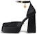 (W) Versace Medusa Aevitas Kasut Tumit Tinggi Platform Hitam Emas 1007718-DRA67_1B00V