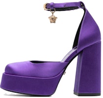 (Women) Versace Medusa Aevitas Satin Pumps Purple 1007718-DRA67_1LA7V (Women) Versace Medusa Aevitas Satin Pumps Purple 1007718-DRA67_1LA7V