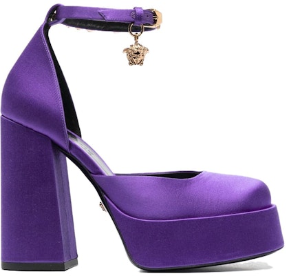 (Women) Versace Medusa Aevitas Satin Pumps Purple 1007718-DRA67_1LA7V Order (Women) Versace Medusa Aevitas Satin Pumps Purple 1007718-DRA67_1LA7V