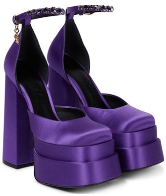 (Women) Versace Medusa Aevitas Satin Pumps Purple 1007718-DRA67_1LA7V Lookbook (Women) Versace Medusa Aevitas Satin Pumps Purple 1007718-DRA67_1LA7V