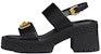 (W) Versace Medusa Biggie 'Sandal Tumit Chunky Hitam' 1004754-DVT2P_1B00V