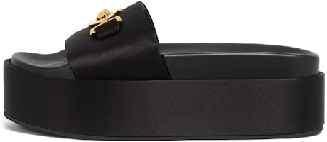 (Women) Versace Medusa Biggie 'Satin Platform' Slides 'Black' 1007854-1A00619_1B00V (Women) Versace Medusa Biggie 'Satin Platform' Slides 'Black' 1007854-1A00619_1B00V