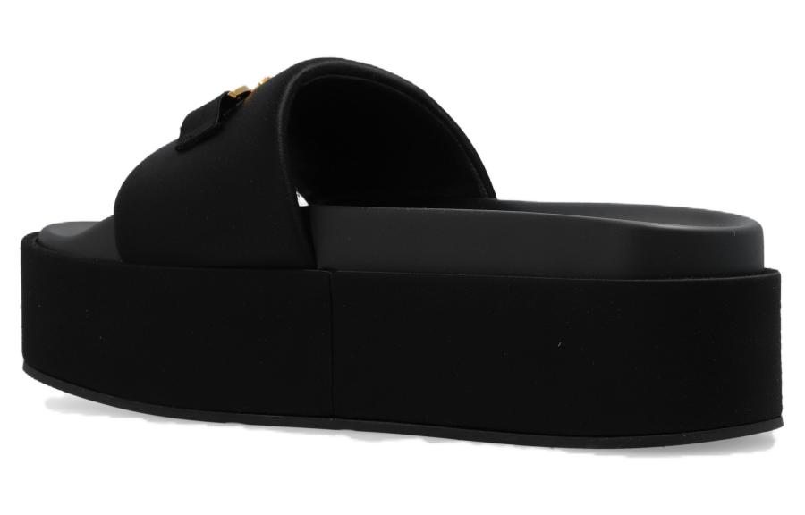 (W) Versace Medusa Biggie 'Satin Platform' Slides 'Black' 圖 4