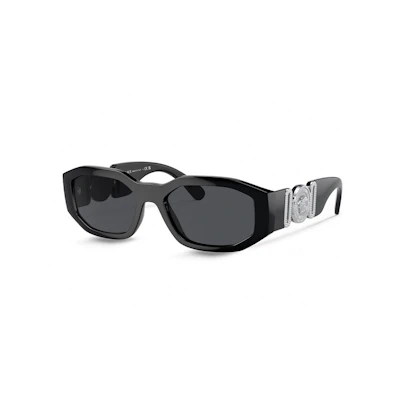 (Women) VERSACE Medusa Biggie Irregular Nylon Sunglasses Black. O4361-O54228753_ONUL