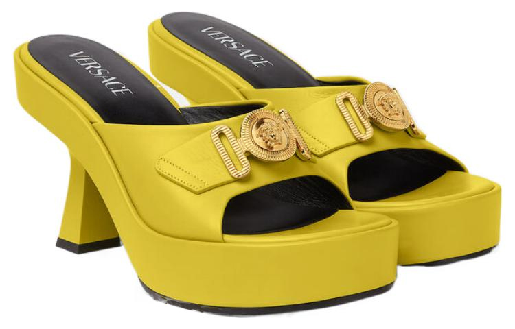 (W) Versace Medusa Biggie Mules 'Yellow' 圖 3