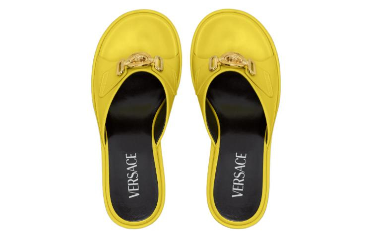 (W) Versace Medusa Biggie Mules 'Yellow' 圖 4