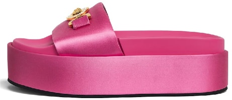 (Women) Versace Medusa Biggie Satin Platform 'Pink' 1007854-1A00619_1PK4V (Women) Versace Medusa Biggie Satin Platform 'Pink' 1007854-1A00619_1PK4V