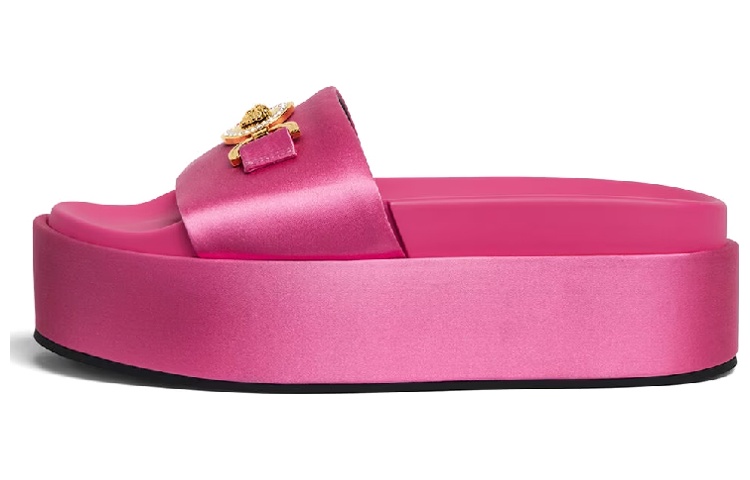 Buy (W) Versace Medusa Biggie Satin Plateau ''Rose'' 1007854-1A00619_1PK4V