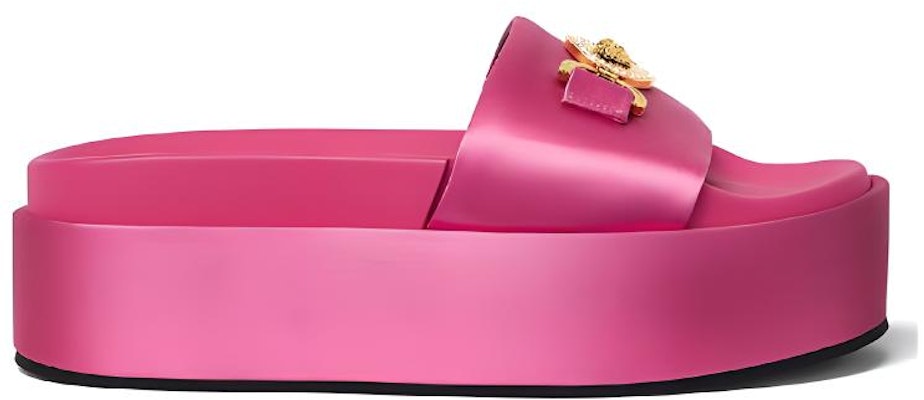 (Women) Versace Medusa Biggie Satin Platform 'Pink' 1007854-1A00619_1PK4V Order (Women) Versace Medusa Biggie Satin Platform 'Pink' 1007854-1A00619_1PK4V