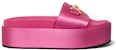 (W) Versace Medusa Biggie Satin Platform 'Merah Jambu' 1007854-1A00619_1PK4V