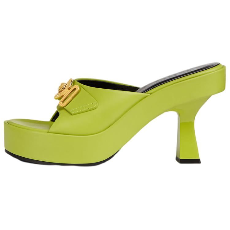 Buy (W) 베르사체 메두사 비기 슬라이드 '그린' (Versace Medusa Biggie Slide 'Green') 1004323-DVT2P_1GB0V