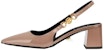(W) Versace Medusa Coklat '95 Buckle Square Toe Tumit Blok' 1013740-D2VE_1PS0V