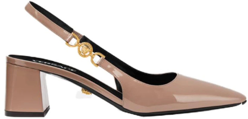 (Women) Versace Medusa Brown '95 Buckle Square Toe Block Heel' 1013740-D2VE_1PS0V Order (Women) Versace Medusa Brown '95 Buckle Square Toe Block Heel' 1013740-D2VE_1PS0V