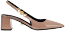 Order (Women) Versace Medusa Brown '95 Buckle Square Toe Block Heel' 1013740-D2VE_1PS0V