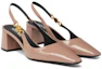 Lookbook (Women) Versace Medusa Brown '95 Buckle Square Toe Block Heel' 1013740-D2VE_1PS0V