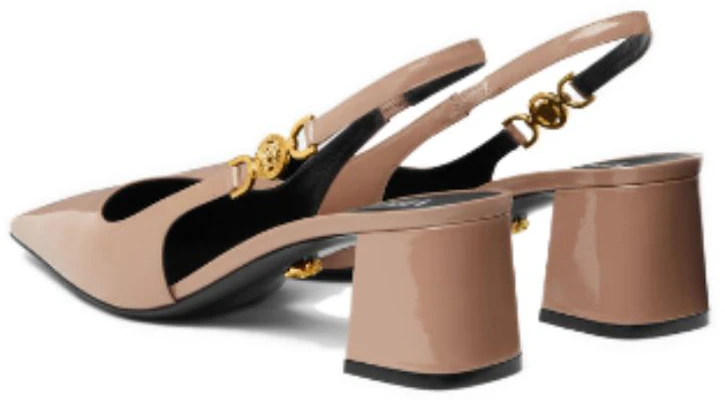 (Women) Versace Medusa Brown '95 Buckle Square Toe Block Heel' 1013740-D2VE_1PS0V Purchase (Women) Versace Medusa Brown '95 Buckle Square Toe Block Heel' 1013740-D2VE_1PS0V