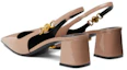 Purchase (Women) Versace Medusa Brown '95 Buckle Square Toe Block Heel' 1013740-D2VE_1PS0V