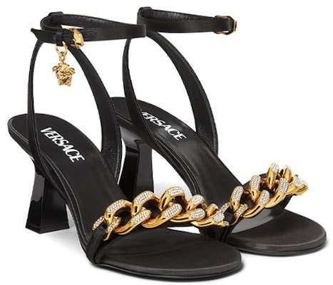 (W) Sandal Rantai Gesper Versace Medusa 'Hitam' 1007274-1A00619_1B00V Order (W) Sandal Rantai Gesper Versace Medusa 'Hitam' 1007274-1A00619_1B00V