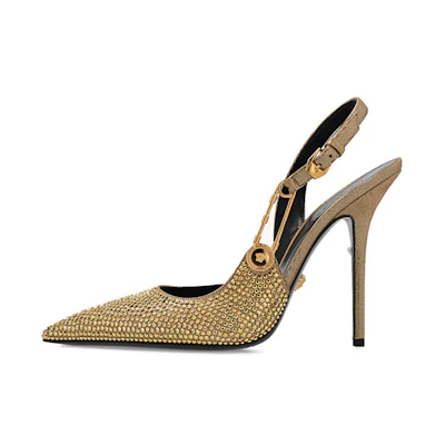 (W) Versace Medusa Buckle Stiletto 'Gold'