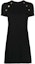 Buy (W) ヴェルサーチ メデューサボタン ニット ミディワンピース レディース ブラック 半袖 A87074-A235850-A1008