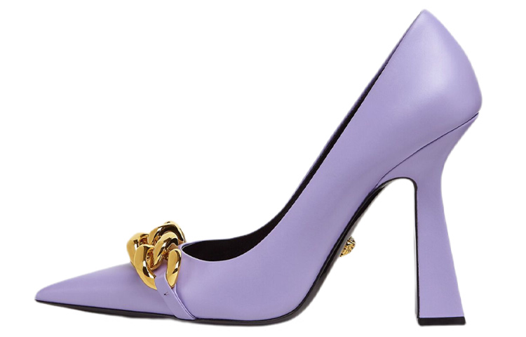 (W) Versace Medusa Chain High Heel 'Purple'