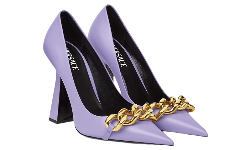 (W) Versace Medusa Chain High Heel 'Purple' 圖 3