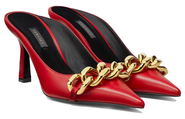 (W) Versace Medusa Chain Mule 'Red' 圖 3