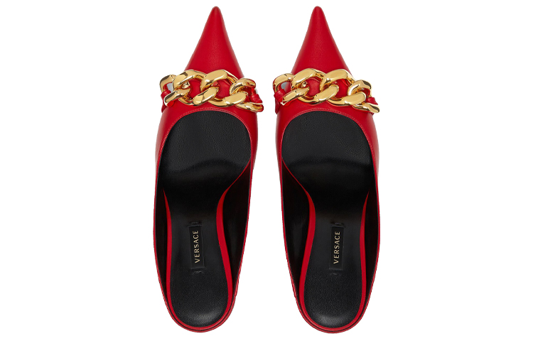 (W) Versace Medusa Chain Mule 'Red' 圖 4