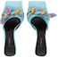 Shop (W) Versace Medusa Ketting Lakleren Sandalen ''Blauw'' DST563H-DNAF9-1V18V