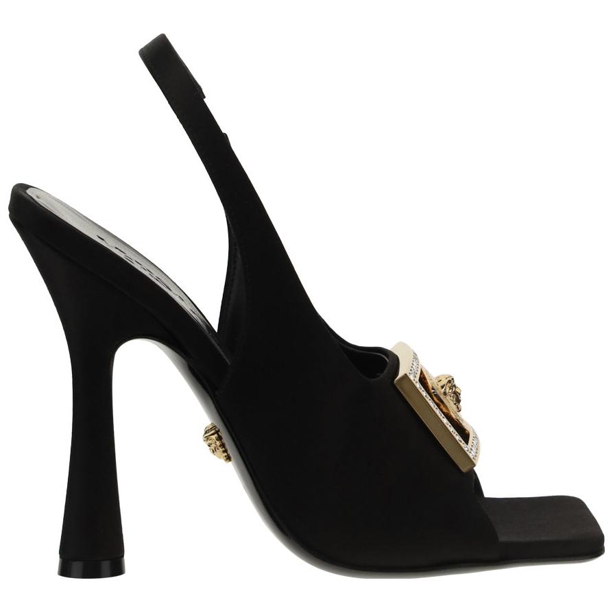 (W) Versace Medusa Crystal Slide 'Black' 圖 4